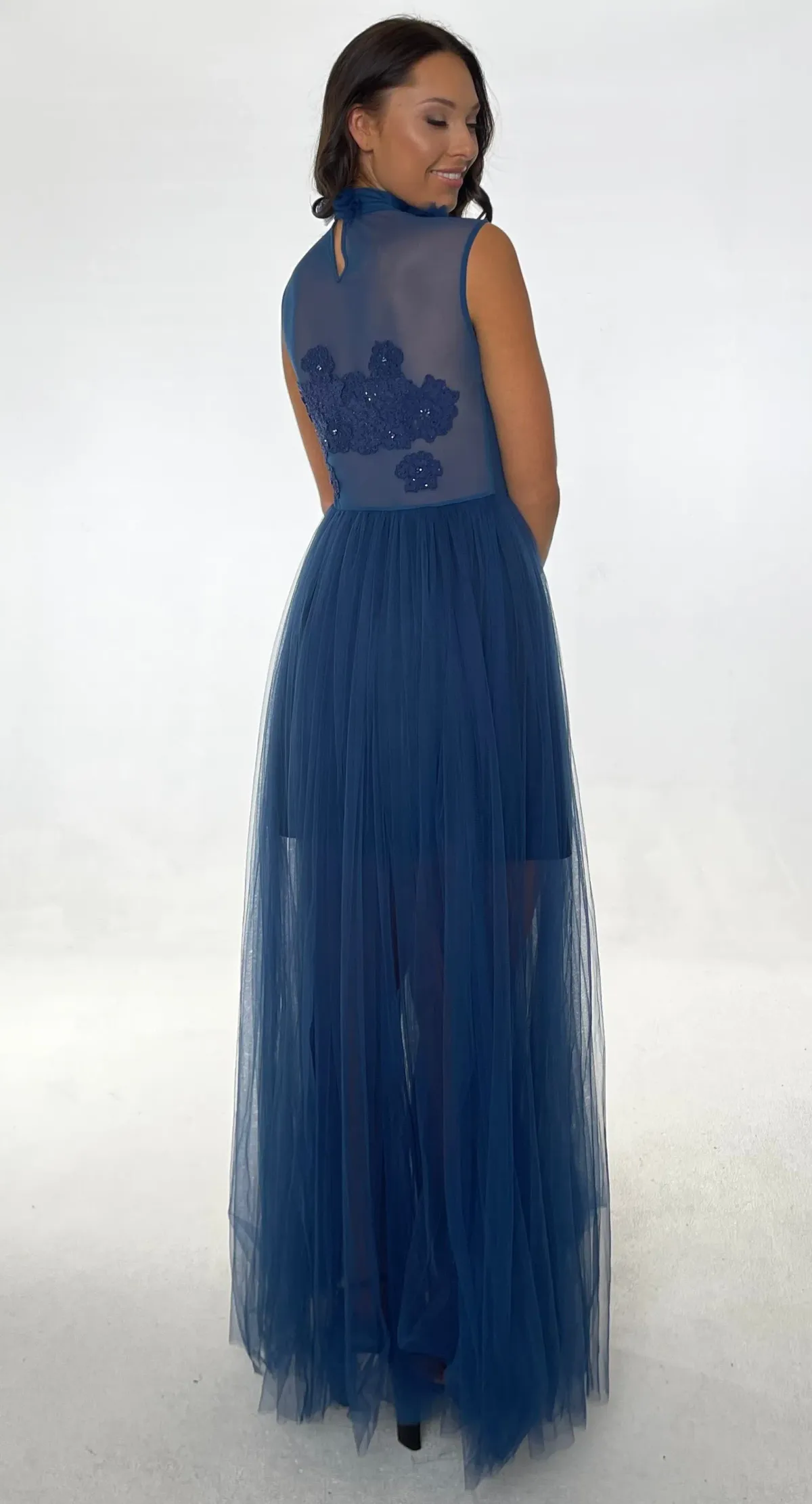 Jonte Dreamer Gown Midnight Blue Size 10 - Image 2
