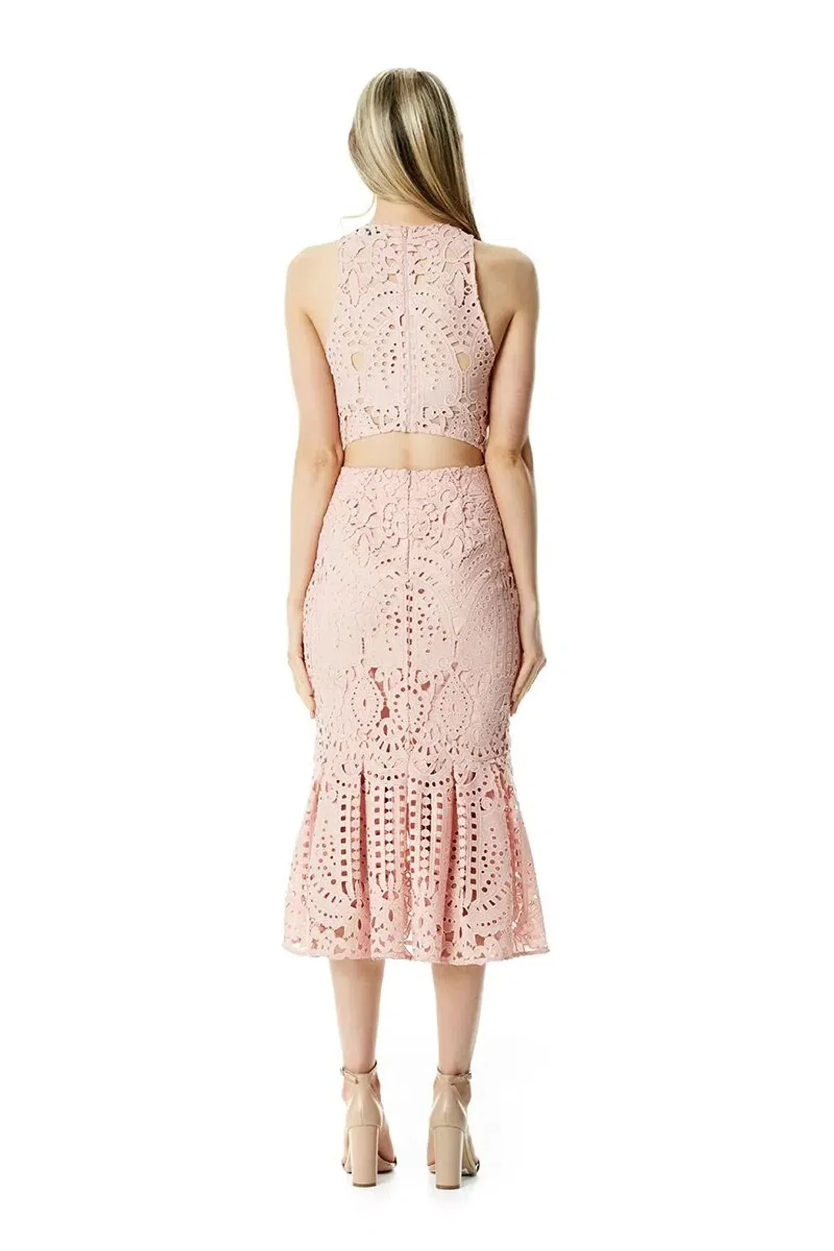 Lover Harmony Cut Out Dress Pink Size 10 - Image 2
