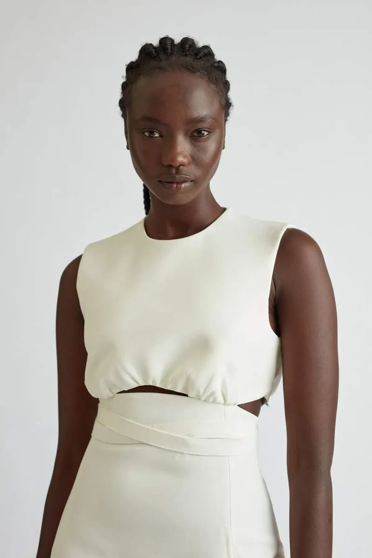 Camilla & Marc Morgan Cutout Dress White Size 6 - Image 2