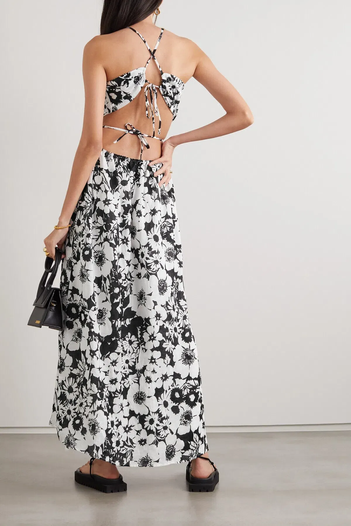 Faithful the Brand La Piedra Maxi Dress Print Size 8 - Image 2