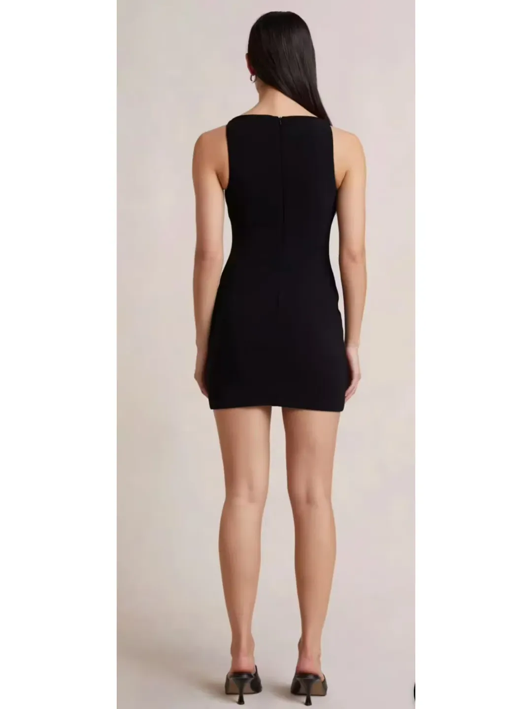 Bec and Bridge Clover Mini Dress Black Size AU 6 for rent on The Volte - main image