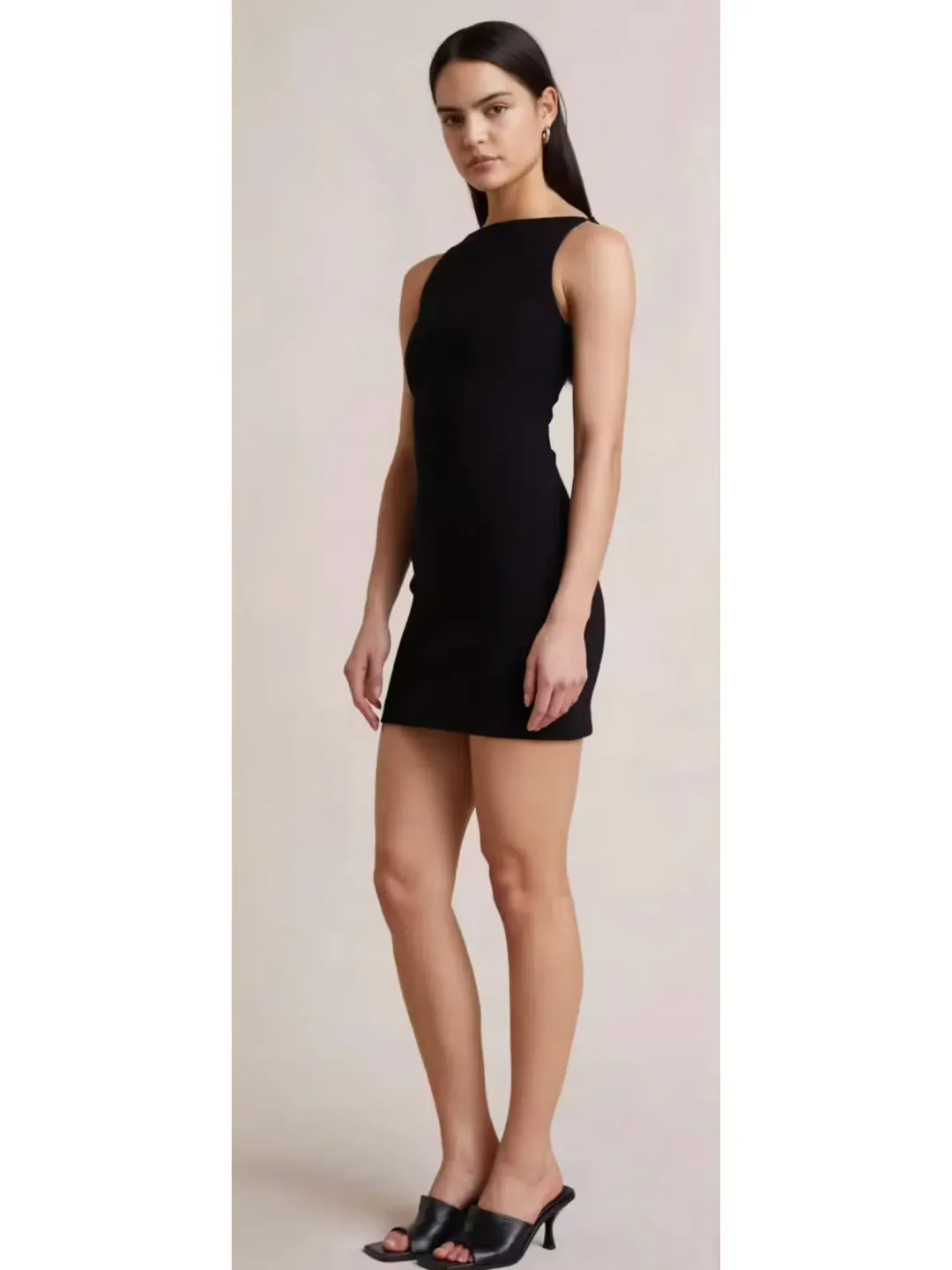 Bec and Bridge Clover Mini Dress Black Size AU 6 for rent on The Volte - main image
