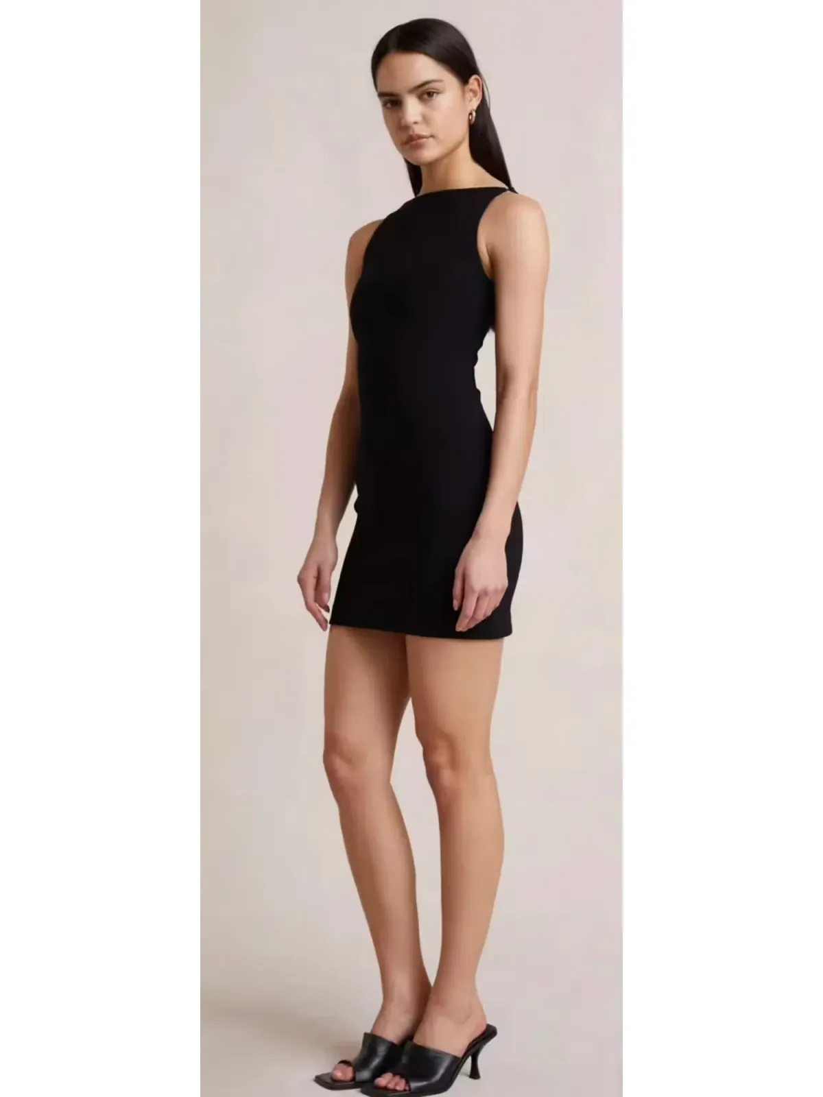 Bec and Bridge Clover Mini Dress Black Size AU 6 for rent on The Volte - main image