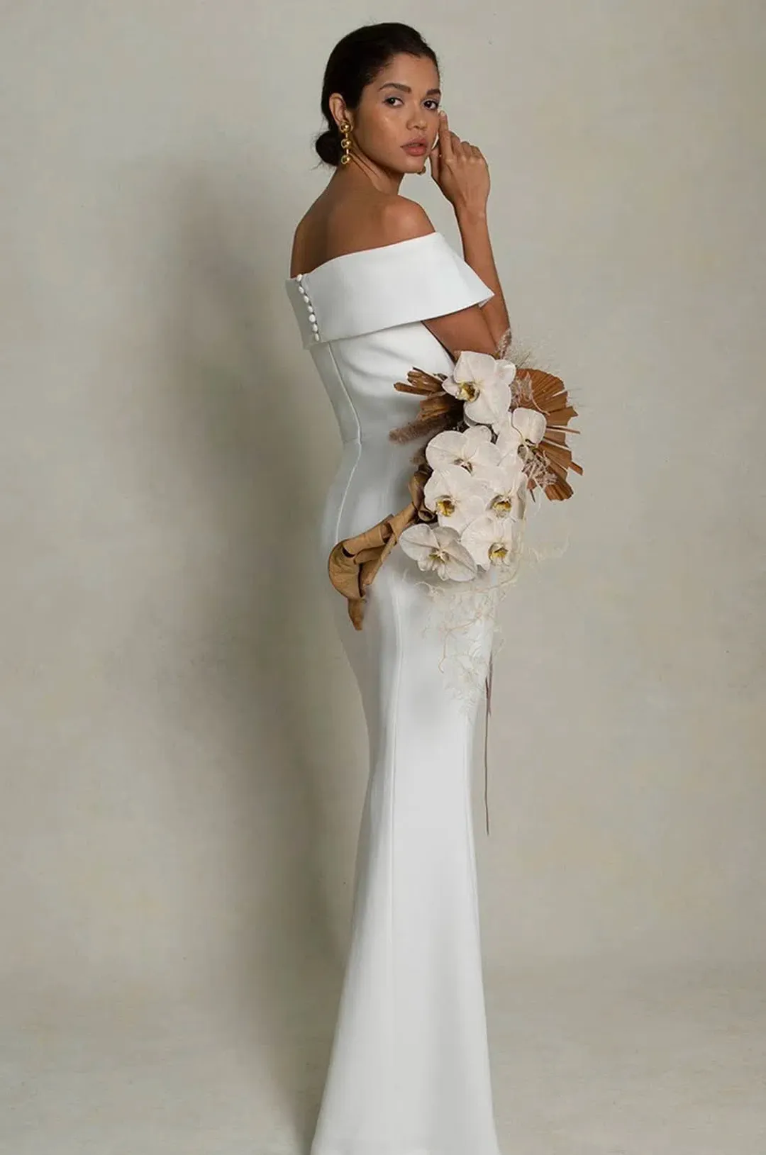 Rebecca Vallance Venice Gown White Size 12 for rent on The Volte - main image