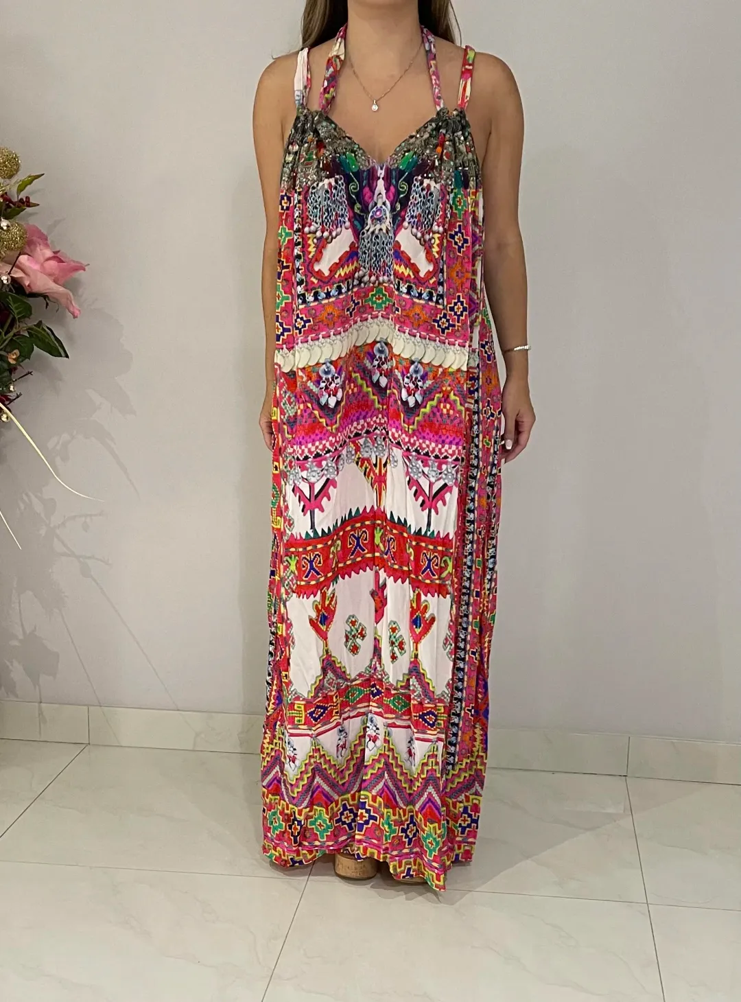 Camilla multi-way drawstring dress one size for rent on The Volte - main image
