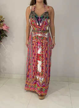 Camilla multi-way drawstring dress one size for rent on The Volte - image 1