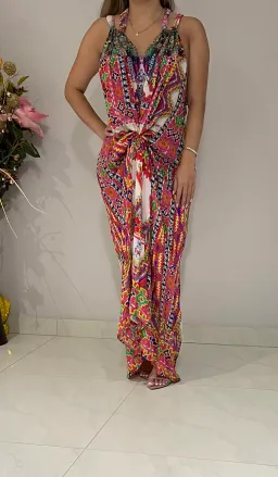 Camilla multi-way drawstring dress one size for rent on The Volte - image 3