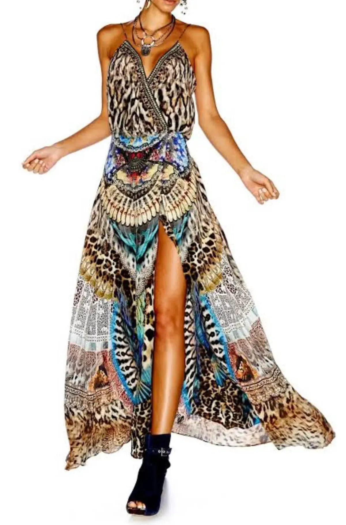 Camilla Fan of the Wild Wrap Dress Print Size 1 - Image 1