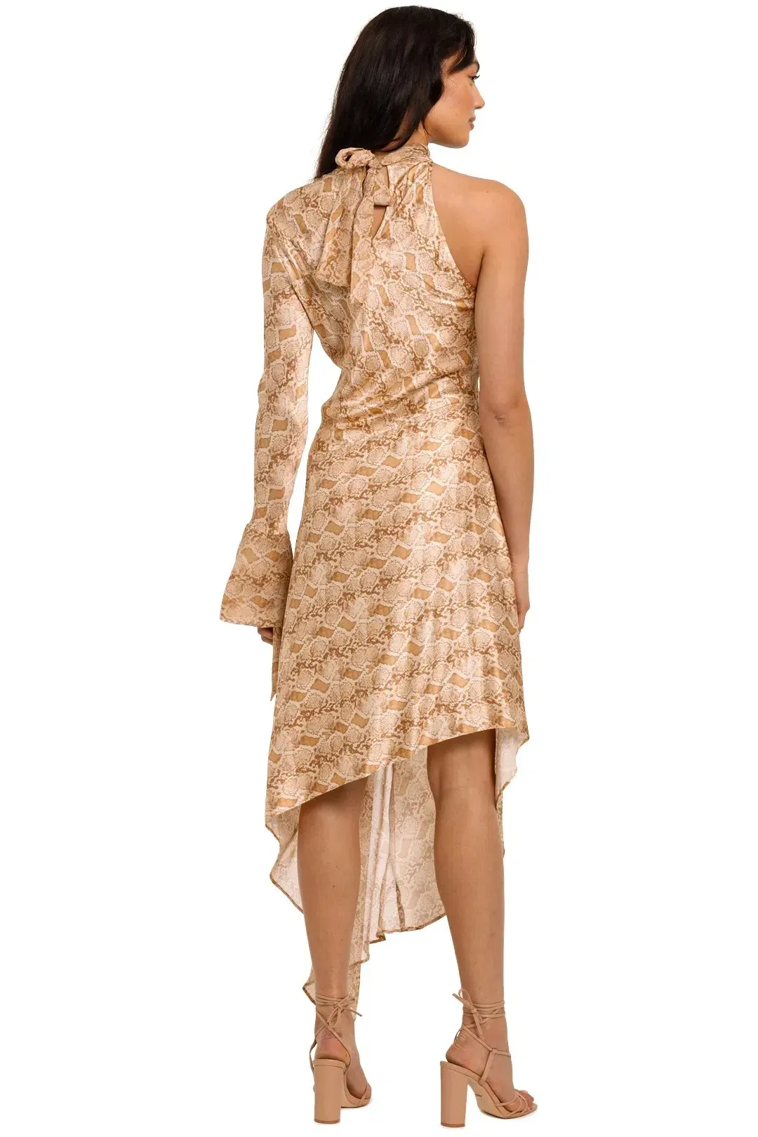 Bec and Bridge Anaconda Midi Dress Print Size 8 for rent on The Volte - main image