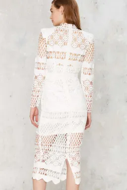 Asilio A Love Like That Cutout Midi Dress White Size 6 for rent on The Volte - image 5