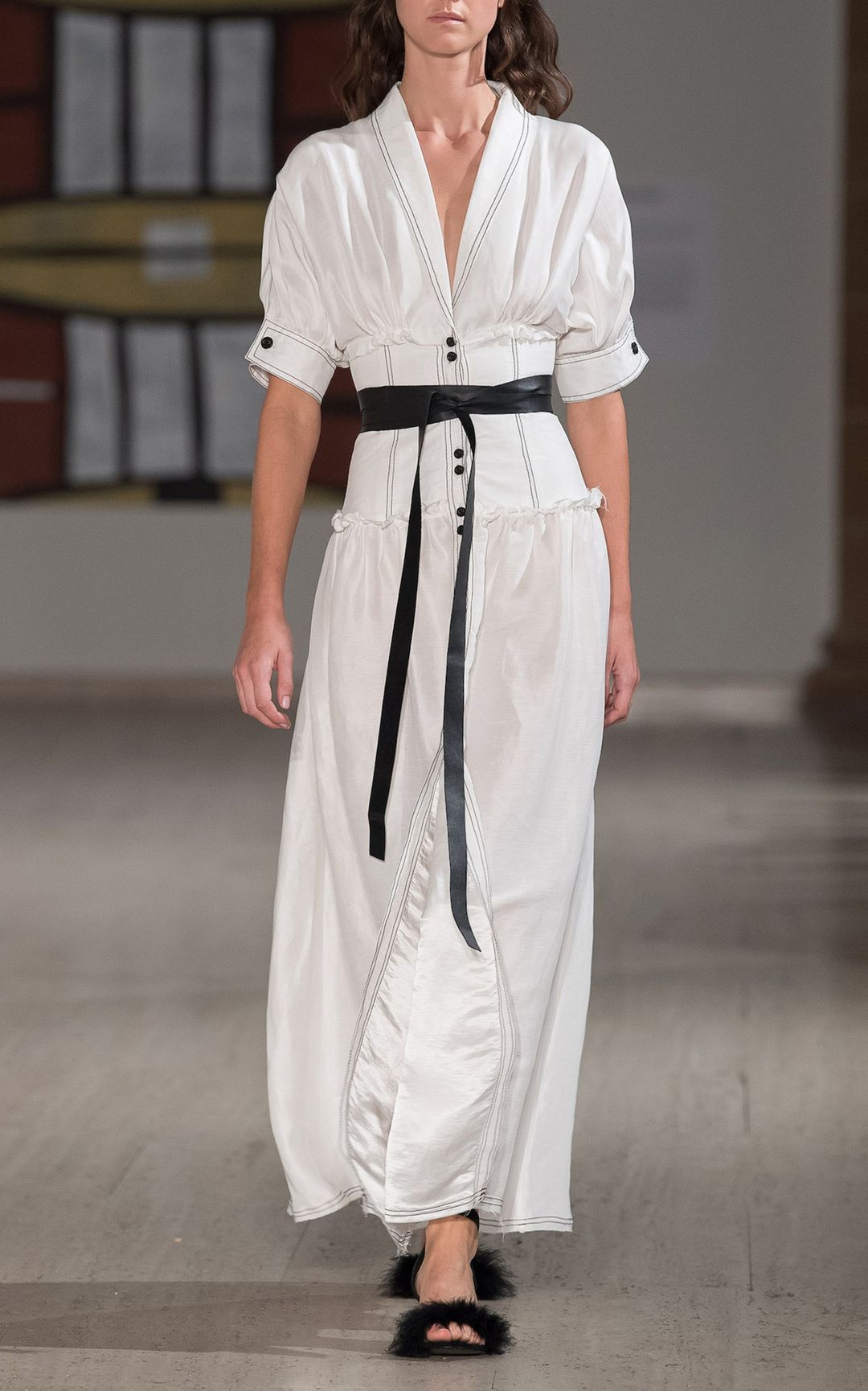 Aje New Season Isotoma Dress White Size 12 for rent on The Volte - main image