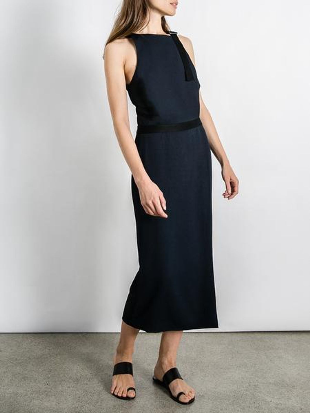 Dion Lee Utility Dress in Navy - Image 3