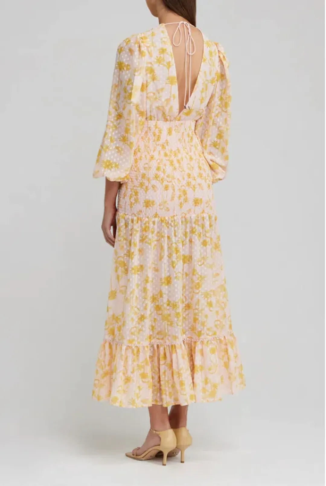 Significant Other Bernadette Dress Pineapple Palm Size 8 for rent on The Volte - main image