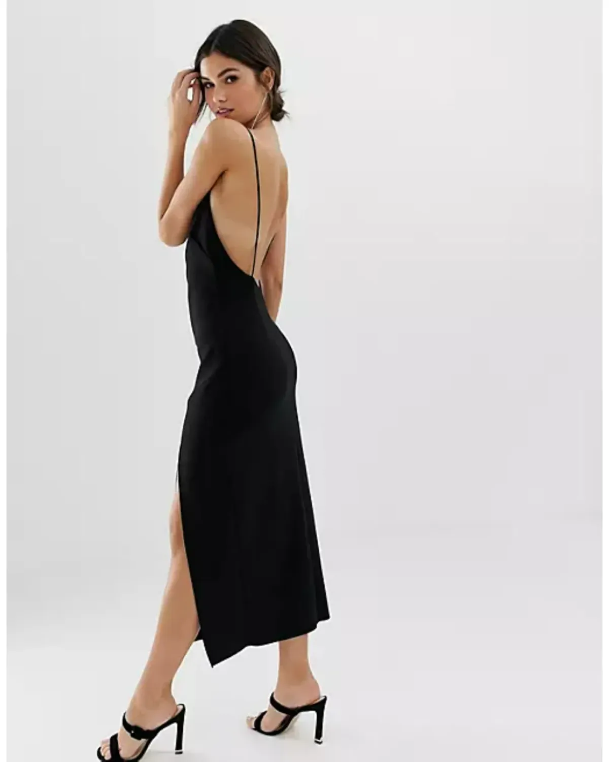 Bec & Bridge Margeaux Back Midi Dress Black Size AU 8 - Image 4