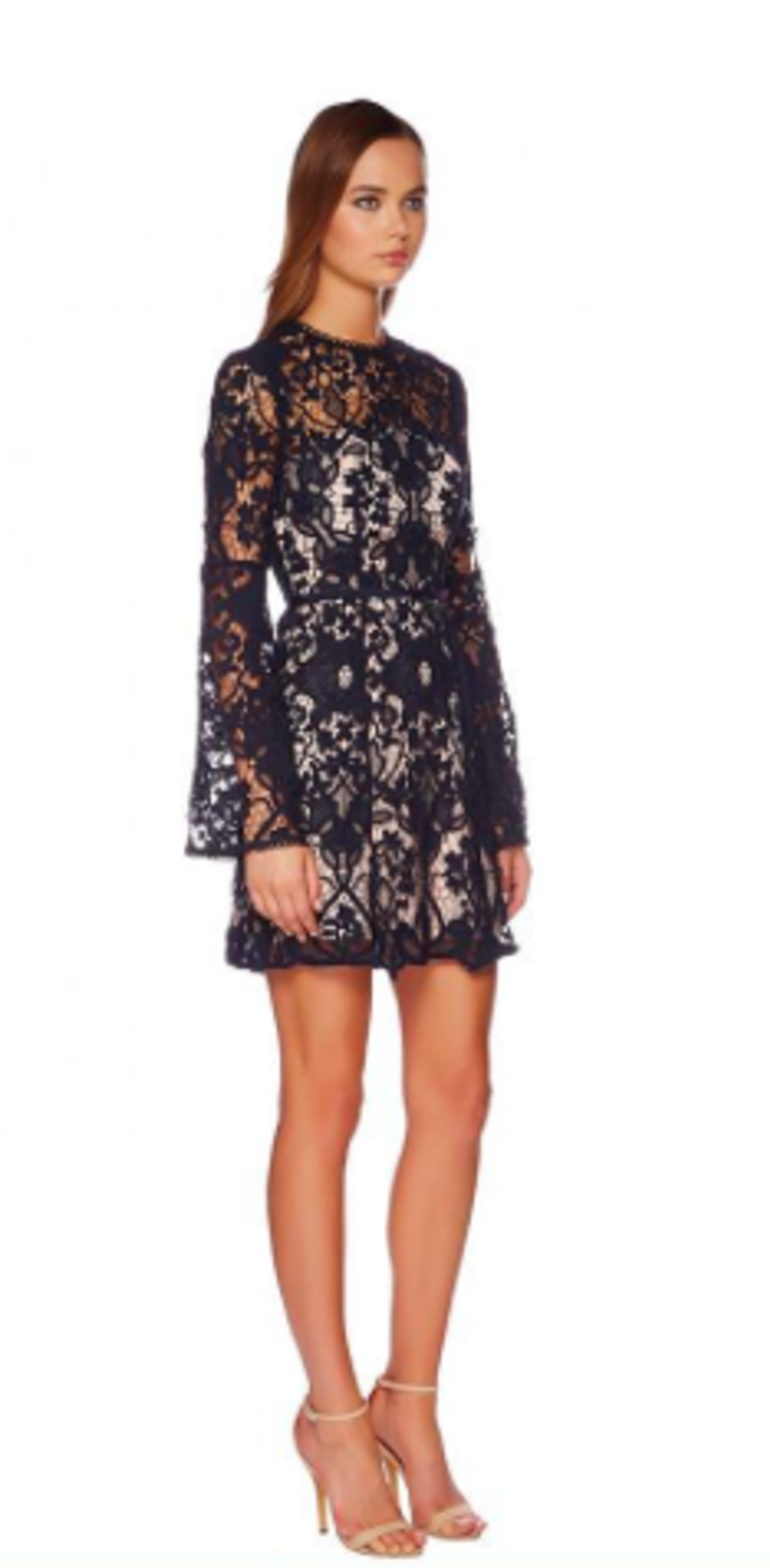 Rodeo Show Navy Trinity Lace Dress - Image 2