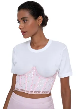 Dyspnea Ta Ta Bodice Pussy Pink Size XS for rent on The Volte - image 4