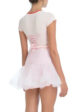 Dyspnea Ta Ta Bodice Pussy Pink Size XS for rent on The Volte - image 2