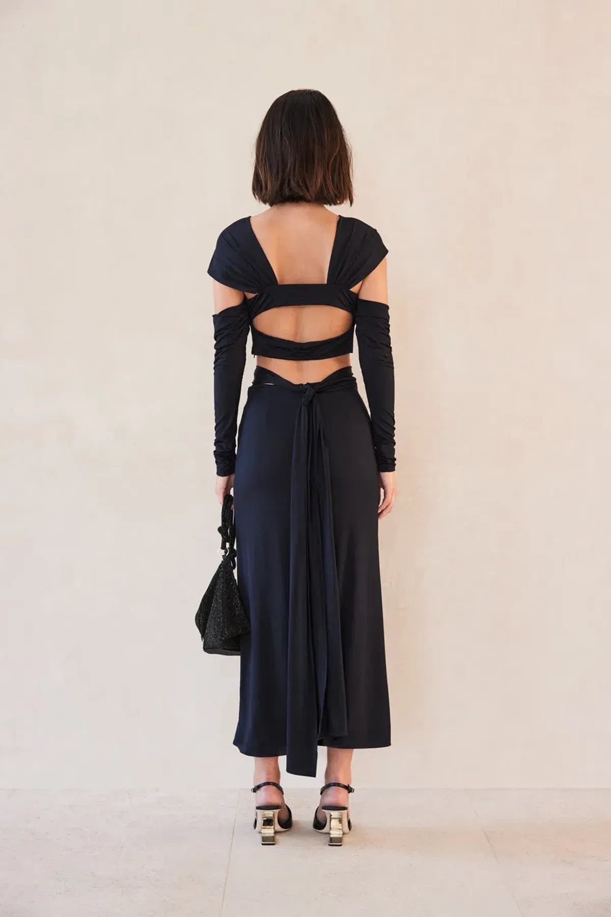 Cult Gaia Marisol Dress in Black Size 6 - Image 2