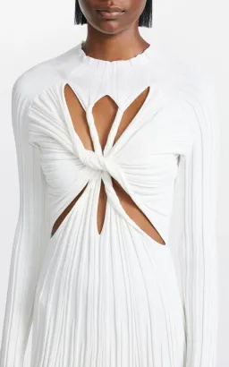 Dion Lee Lung Twist Dress White Size 8 for rent on The Volte - image 3