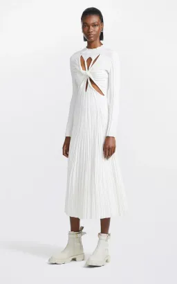 Dion Lee Lung Twist Dress White Size 8 for rent on The Volte - image 2