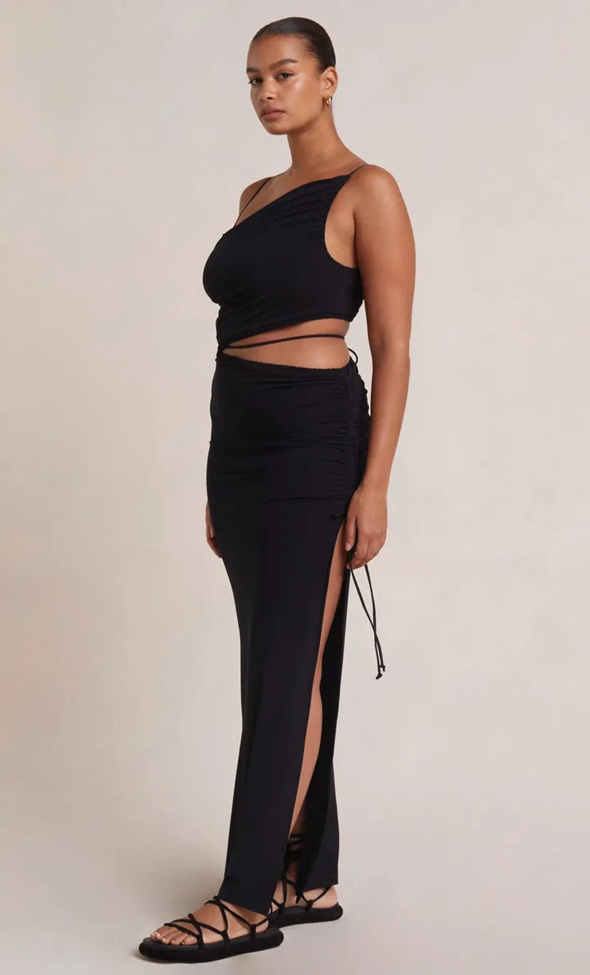 Bec and Bridge Dilkon Maxi Dress Black Size 10 - Image 4