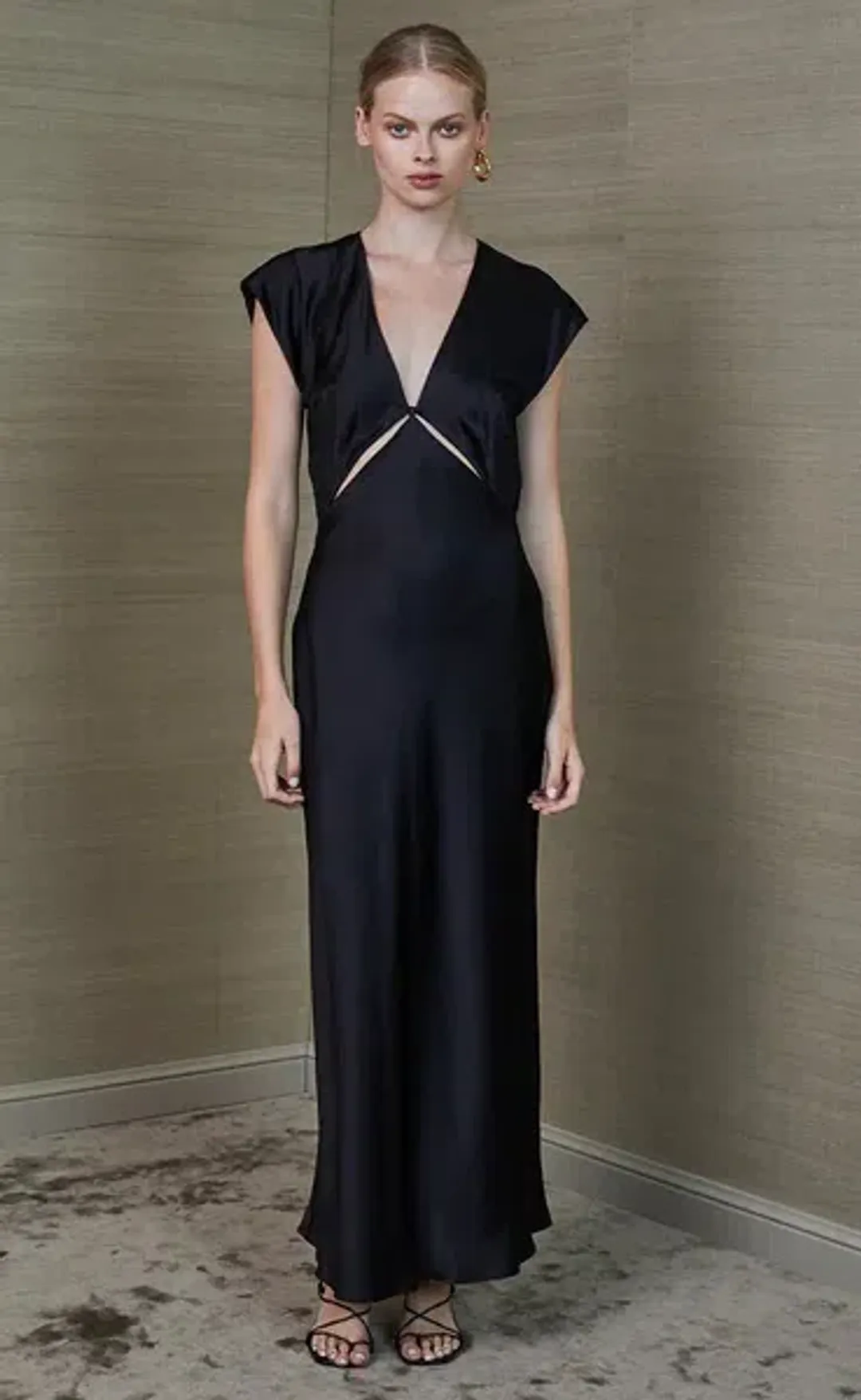 Bec & Bridge Ophelia Black Dress for rent on The Volte - main image