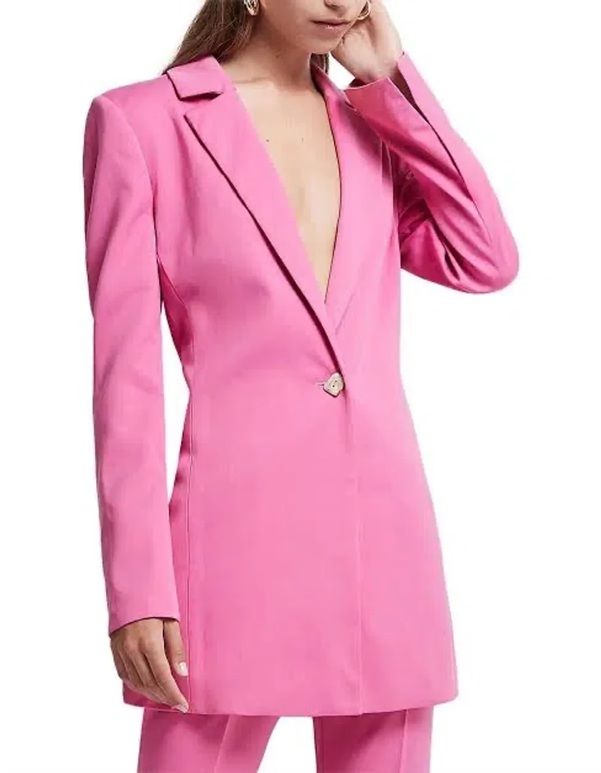 Aje Allegro Blazer and Pants Set Pink Size 8 - Image 1