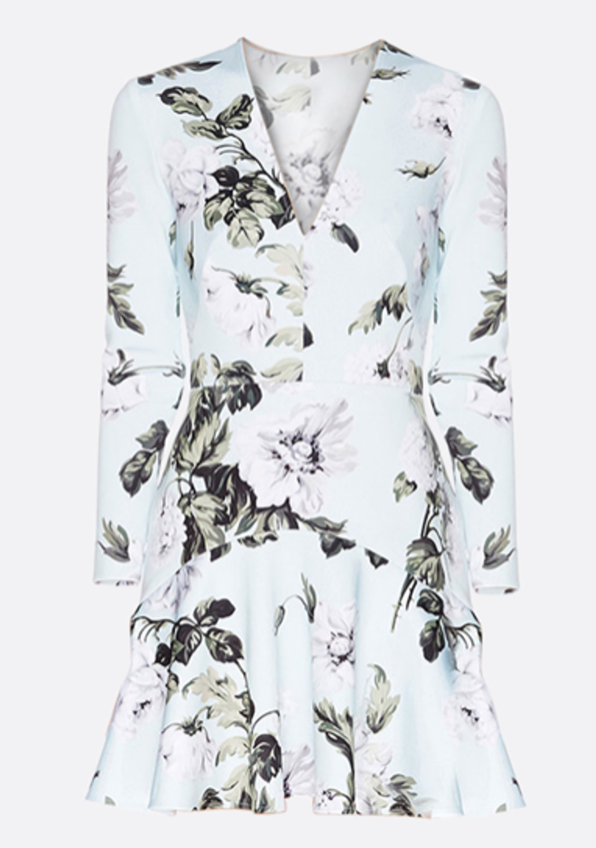LOVER, Watercolour V Scuba Dress - Image 2