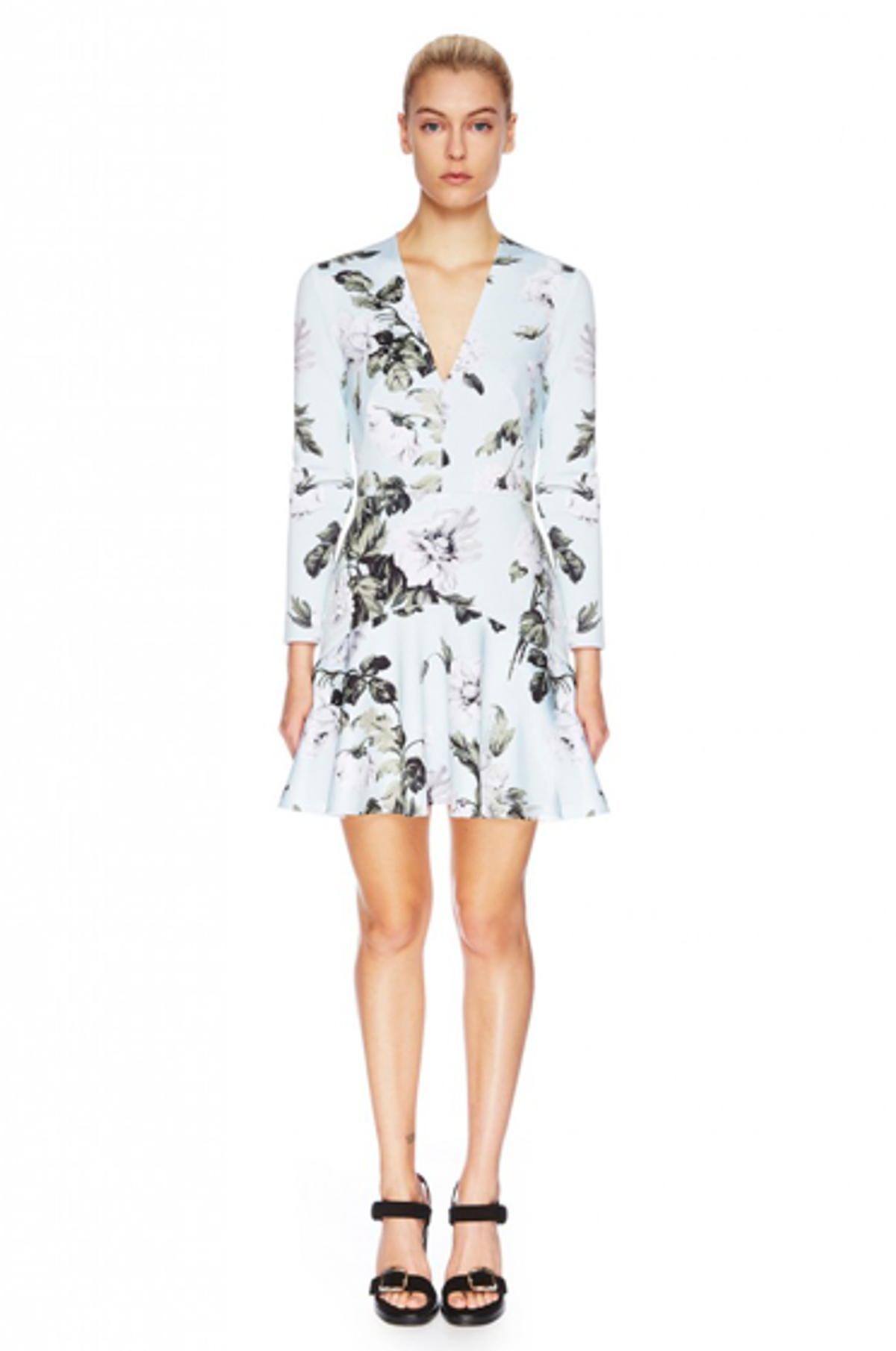 LOVER, Watercolour V Scuba Dress - Image 1