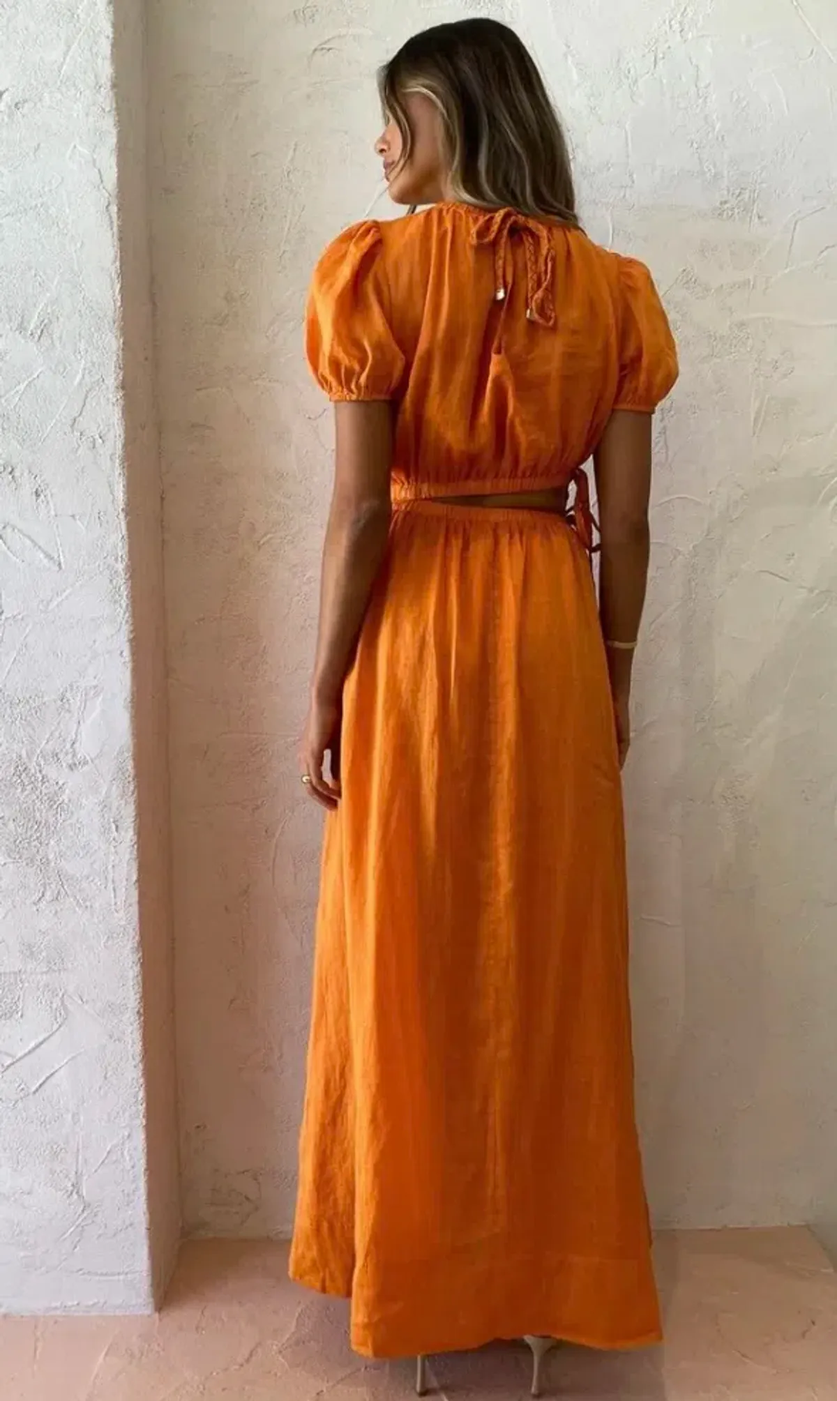 New Romantics Lavender Mist Maxi Dress Marigold Size 8 - Image 3