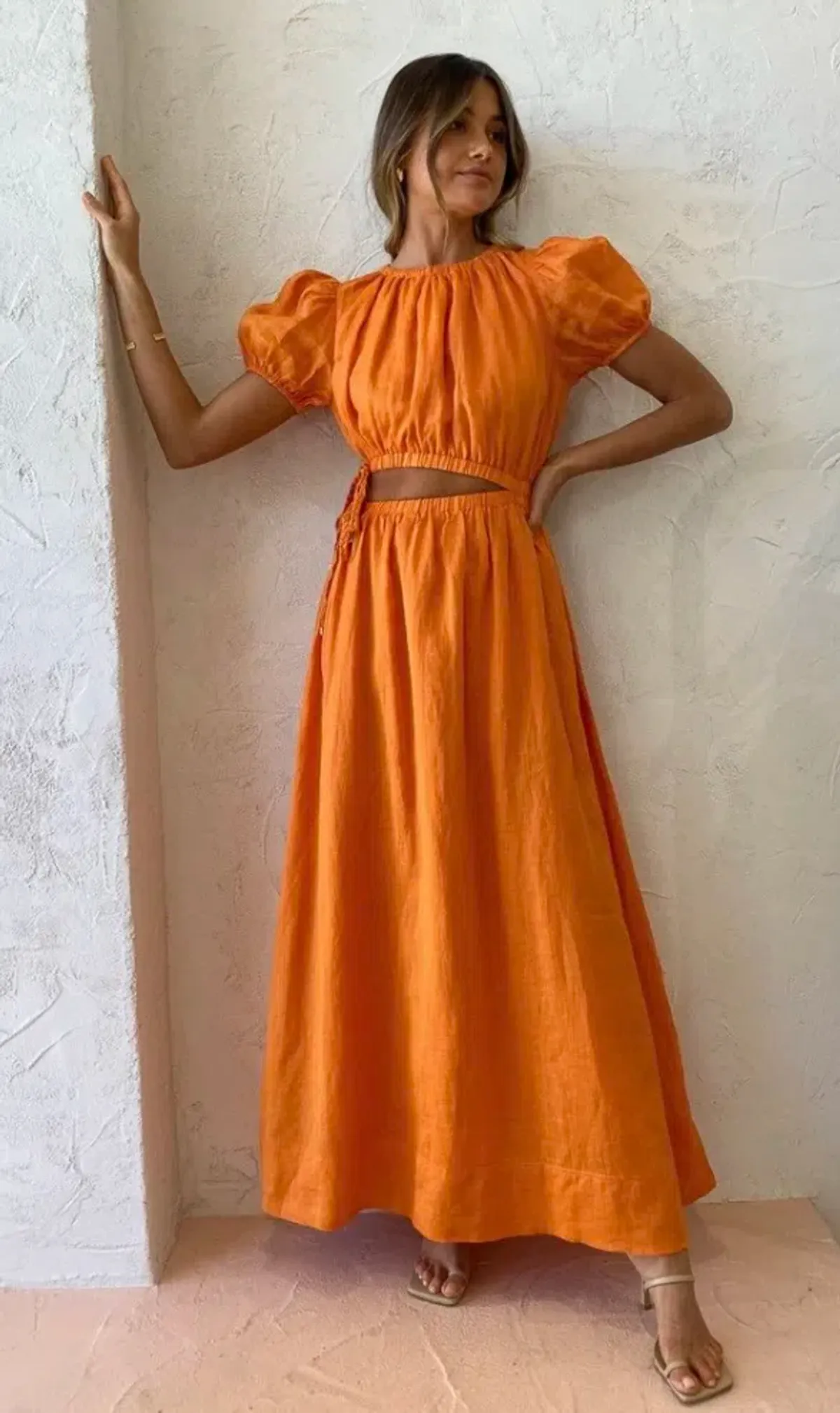 New Romantics Lavender Mist Maxi Dress Marigold Size 8 - Image 2