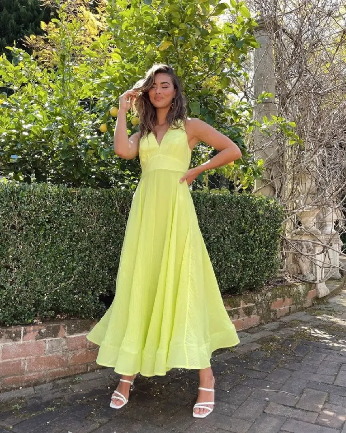 Sheike Audrey Dress Green Size 10 - Image 4