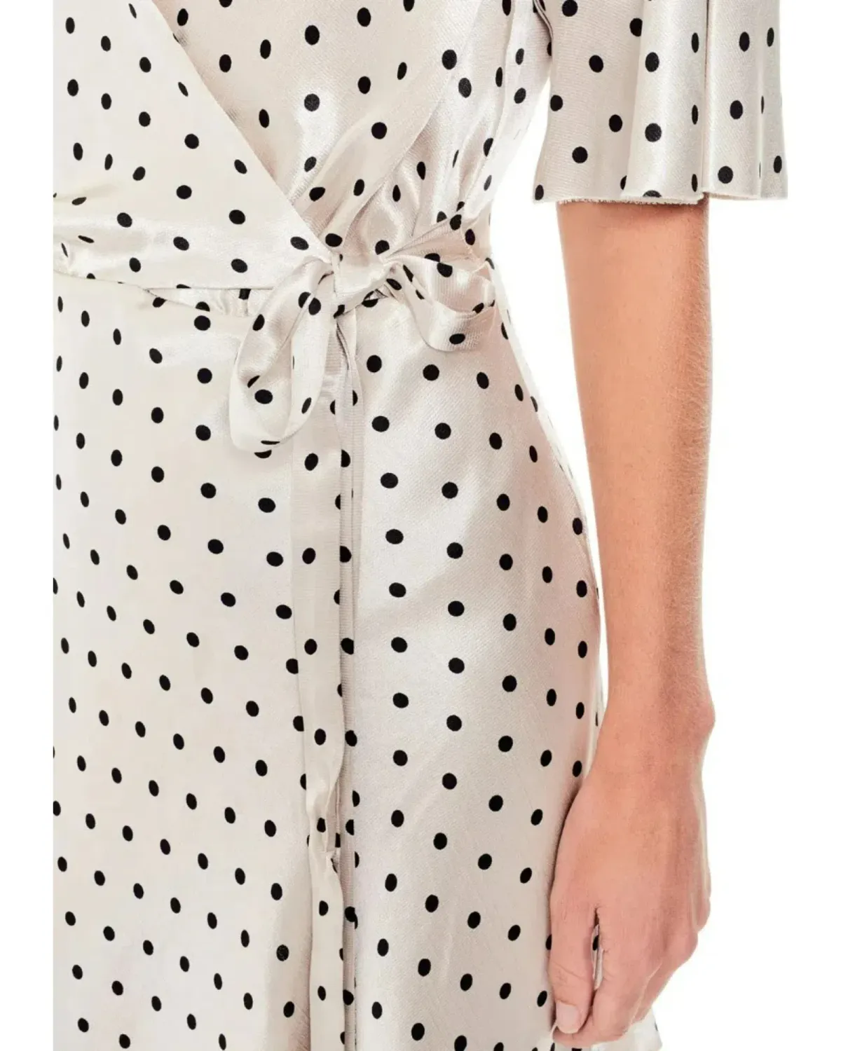 Bec & Bridge Bon Appetit Wrap Mini Dress Print Size AU 10 - Image 3