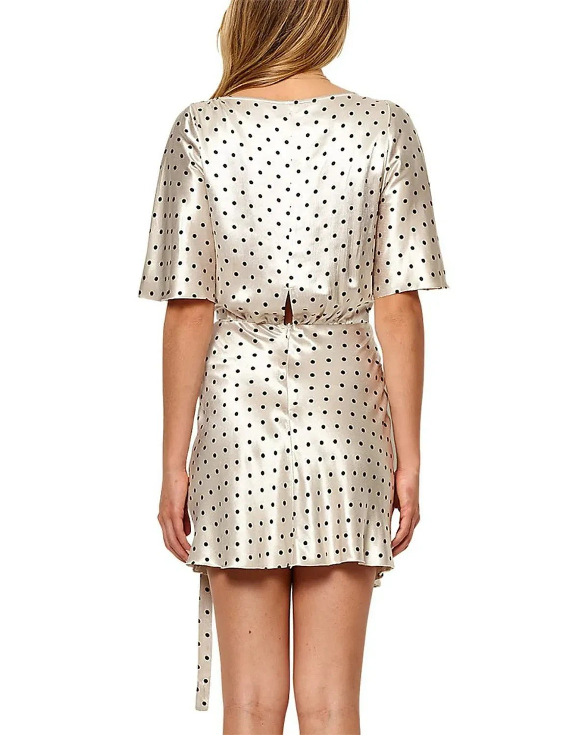 Bec & Bridge Bon Appetit Wrap Mini Dress Print Size AU 10 - Image 5