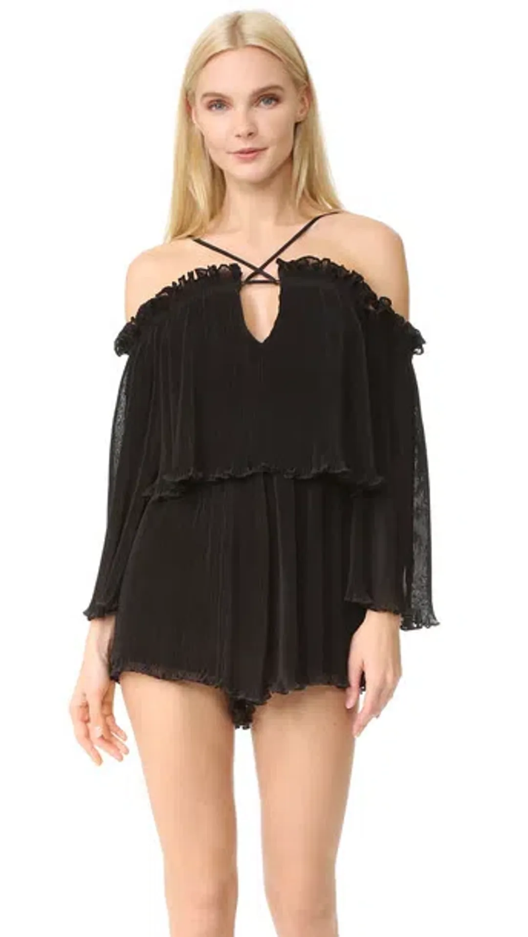 Alice McCall Locomotion Playsuit Black Size 10 for rent on The Volte - main image