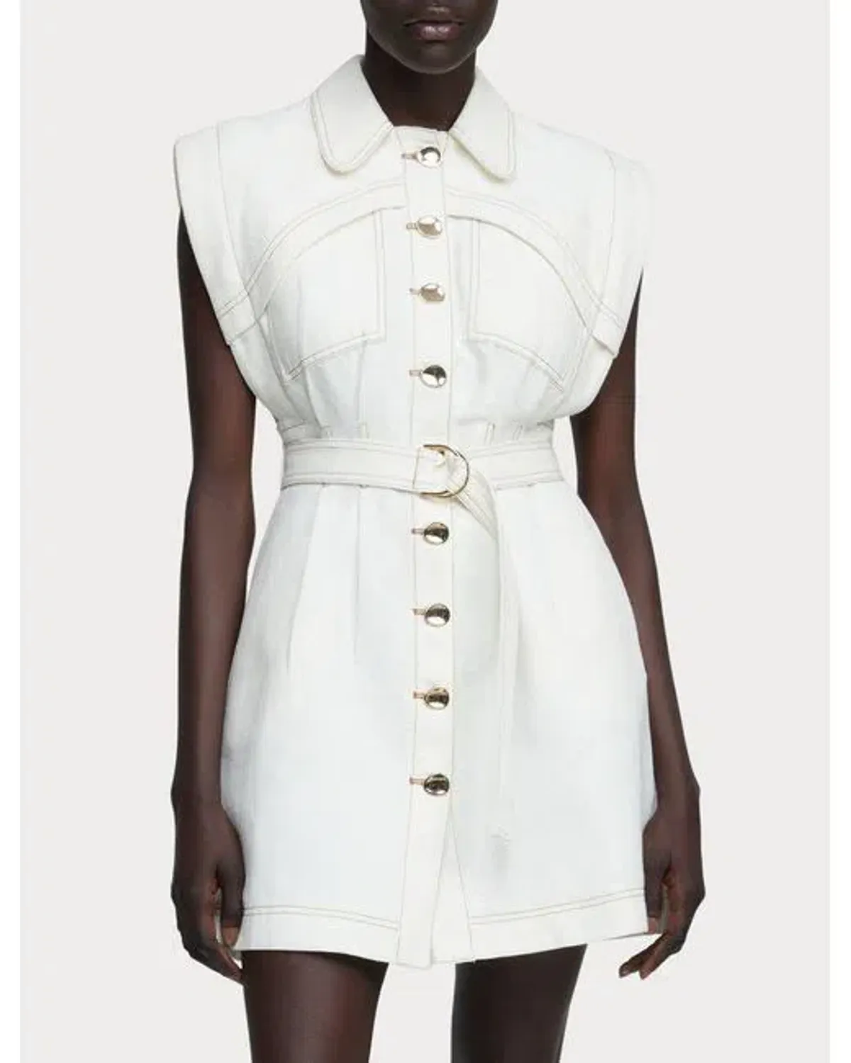 Acler Westcroft Dress White Size 10 - Image 3