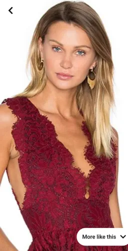 Bordeaux Adalynn Dress Burgundy Size 8-10 for rent on The Volte - image 2