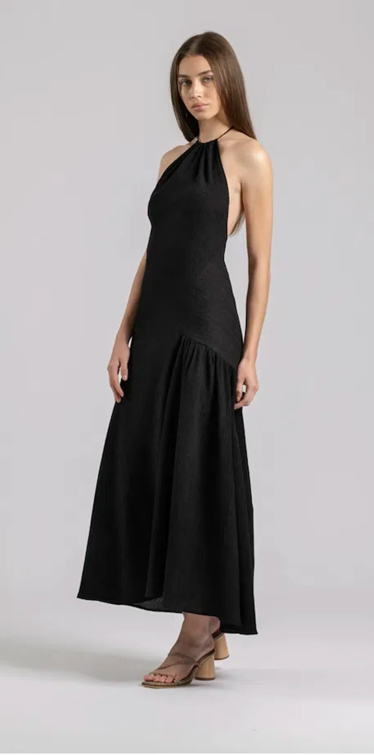 One Fell Swoop La Californie Midi Dress Black Size 8 - Image 2