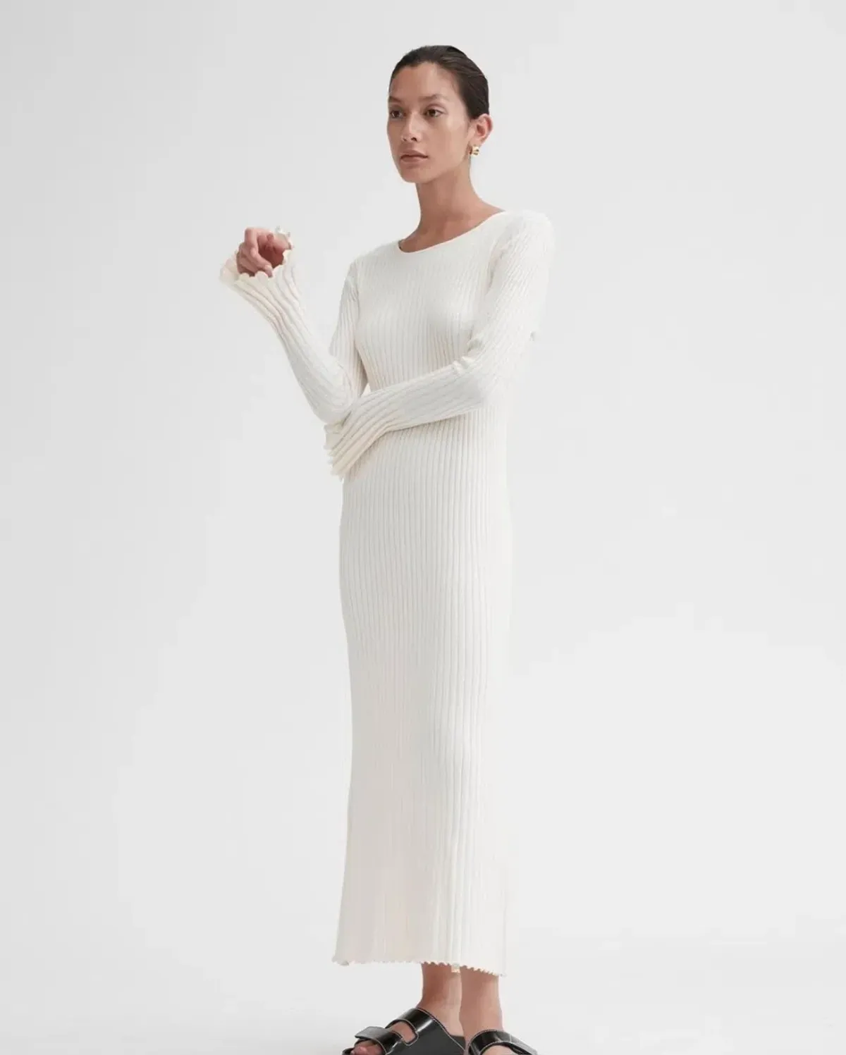 Friends with Frank The Cleo Dress Cream Size M - Image 1