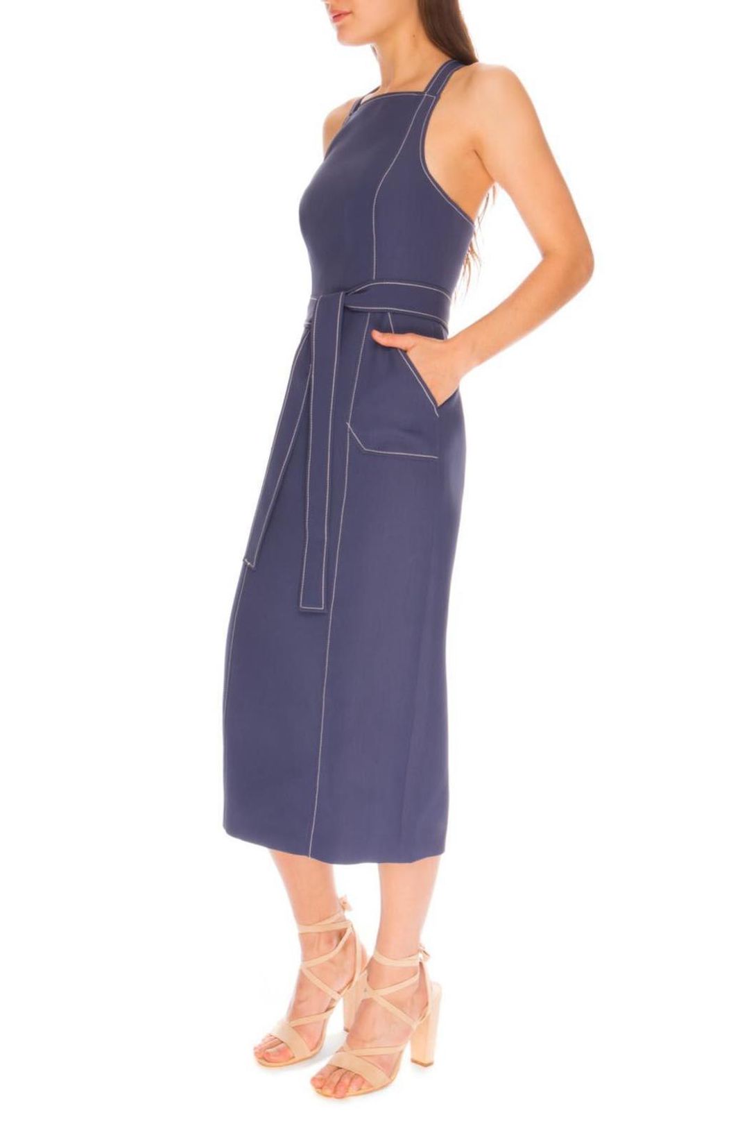 C/MEO Collective Talk That Dress Navy Size 6 for rent on The Volte - main image