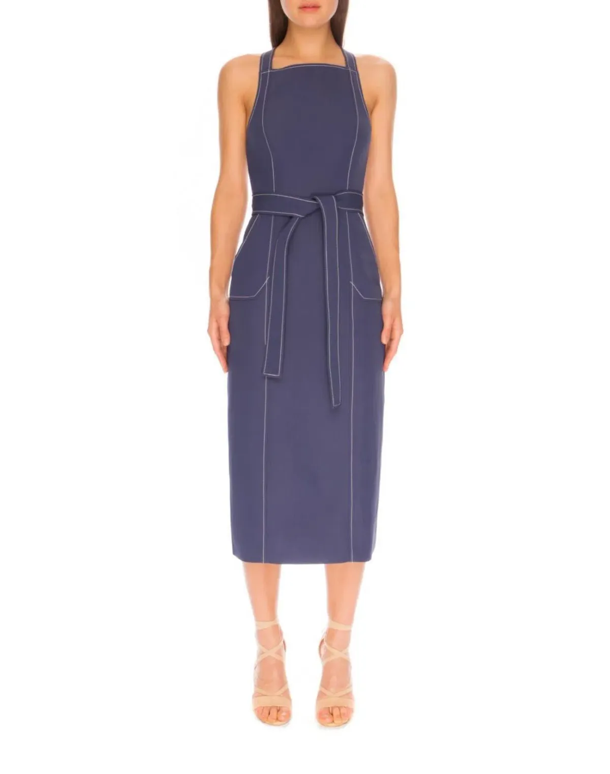 C/MEO Collective Talk That Dress Navy Size 6 for rent on The Volte - main image