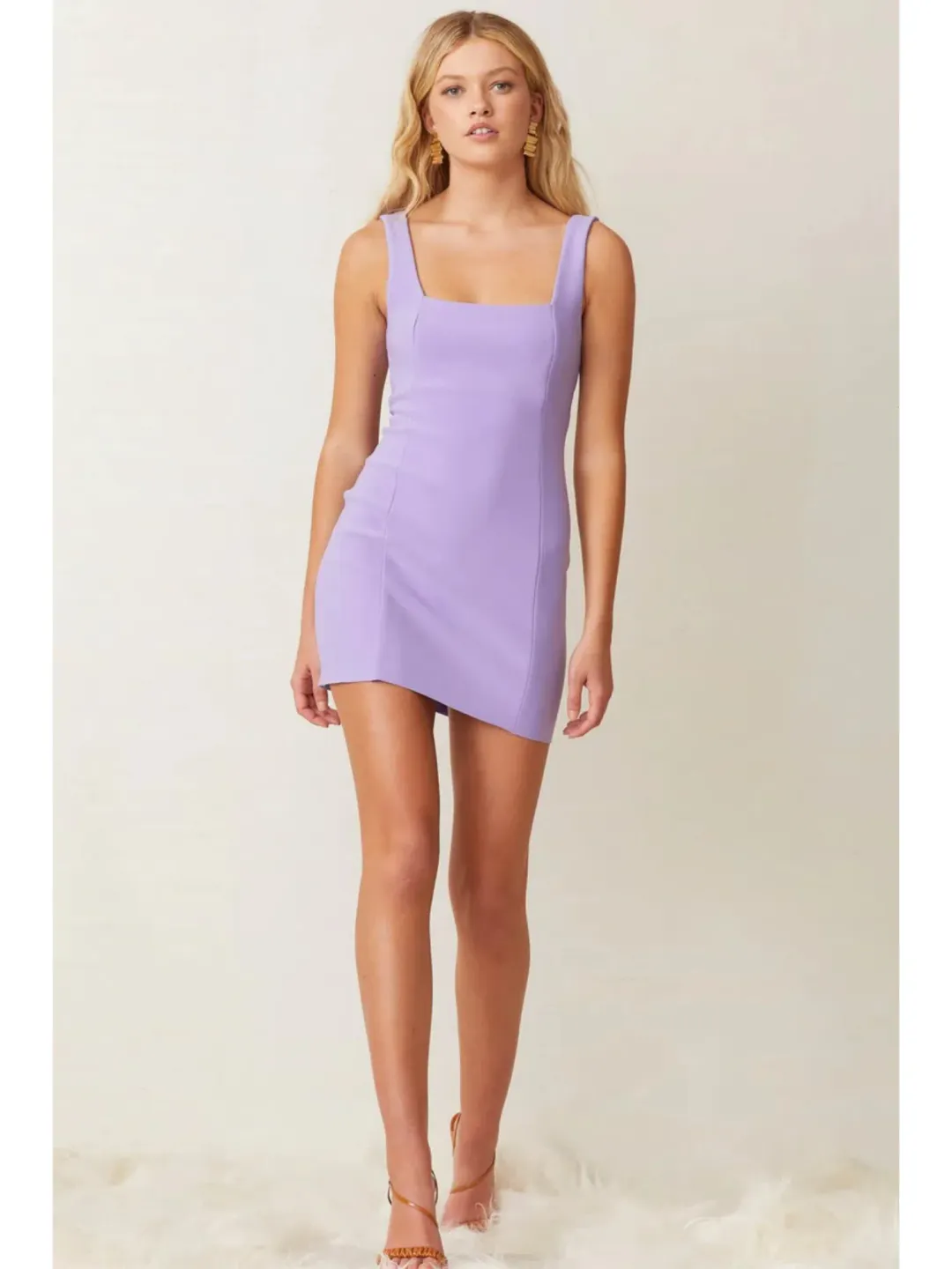 Bec & Bridge Gemma Mini Dress Violet Size AU 6 for rent on The Volte - main image