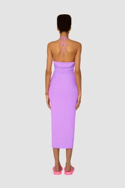 Amy Lynn Jersey Cut-out Dress Vega Lilac Size 8 for rent on The Volte - image 2