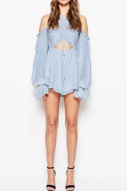 Alice McCall Did It Again Playsuit in Blue Size 10 for rent on The Volte - image 1