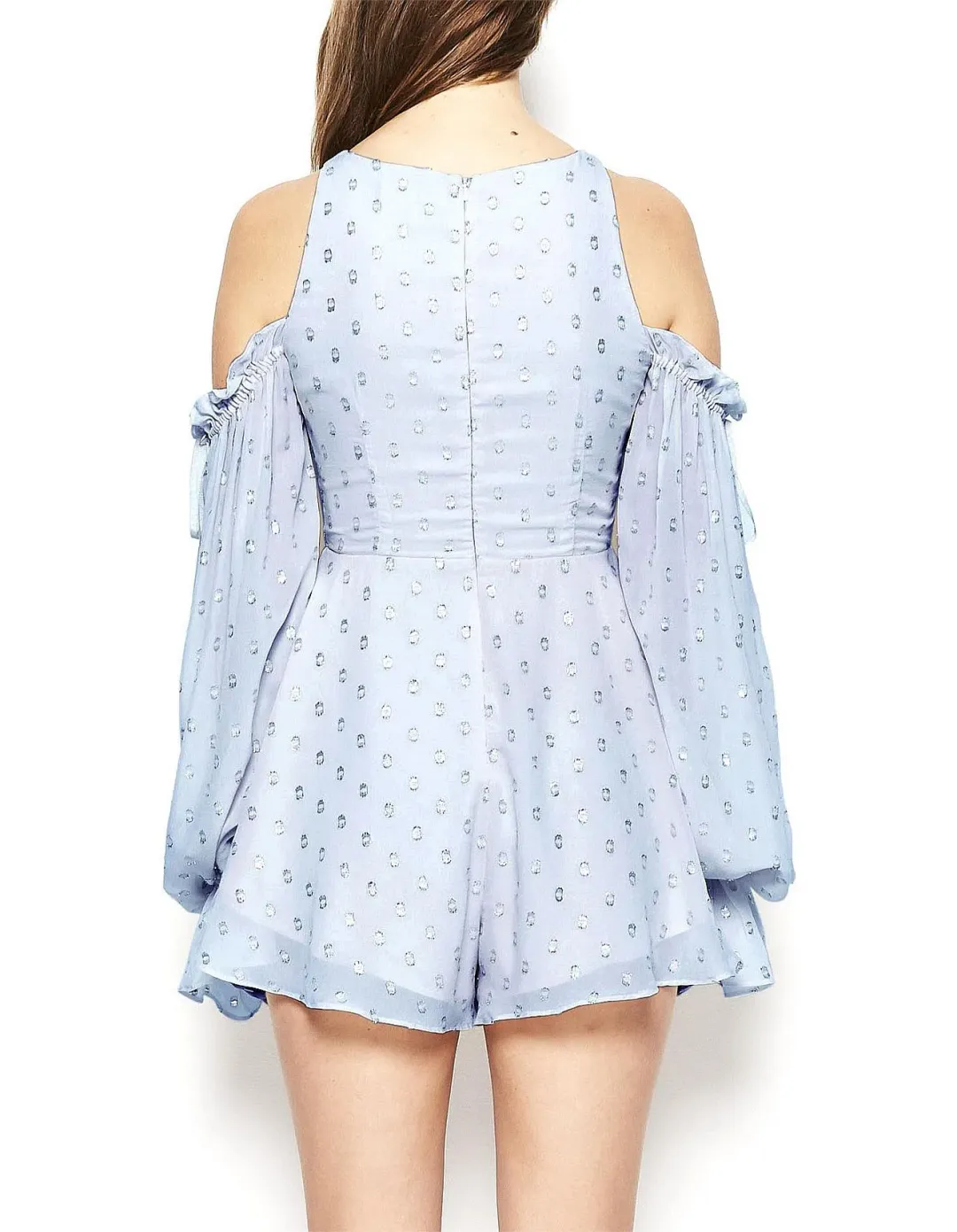 Alice McCall Did It Again Playsuit in Blue Size 10 for rent on The Volte - main image