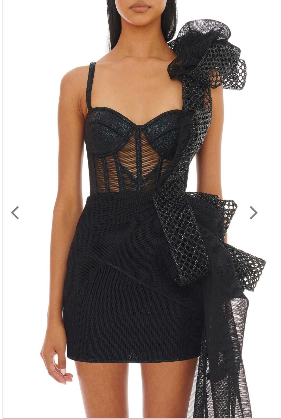 Eliya the Label Cheyanne Dress Black Size 6 for rent on The Volte - main image