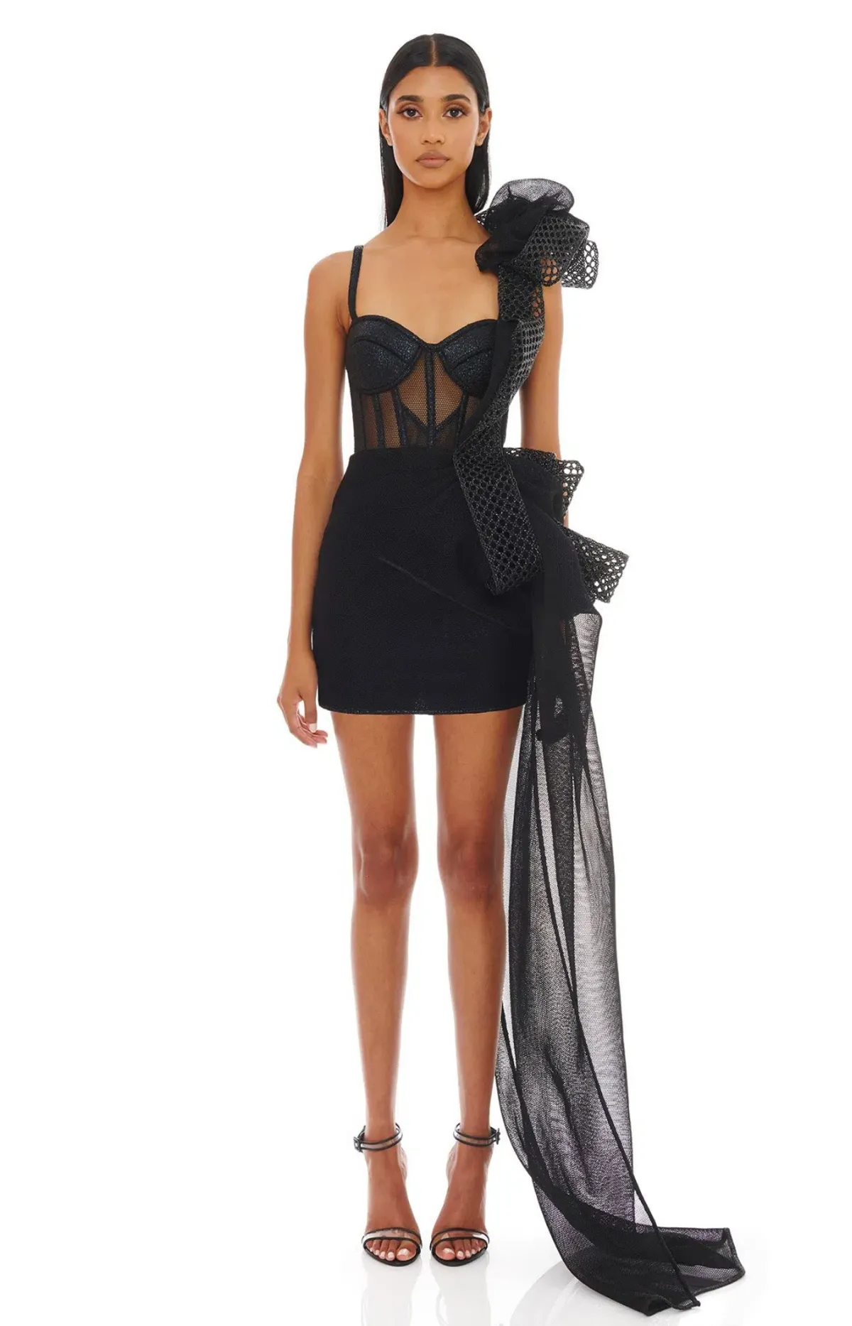 Eliya the Label Cheyanne Dress Black Size 6 for rent on The Volte - main image