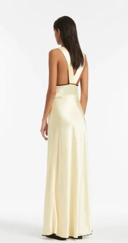 Sir the Label Willa (Aries) Cut Out Dress in Lemon Size 6 for rent on The Volte - image 2