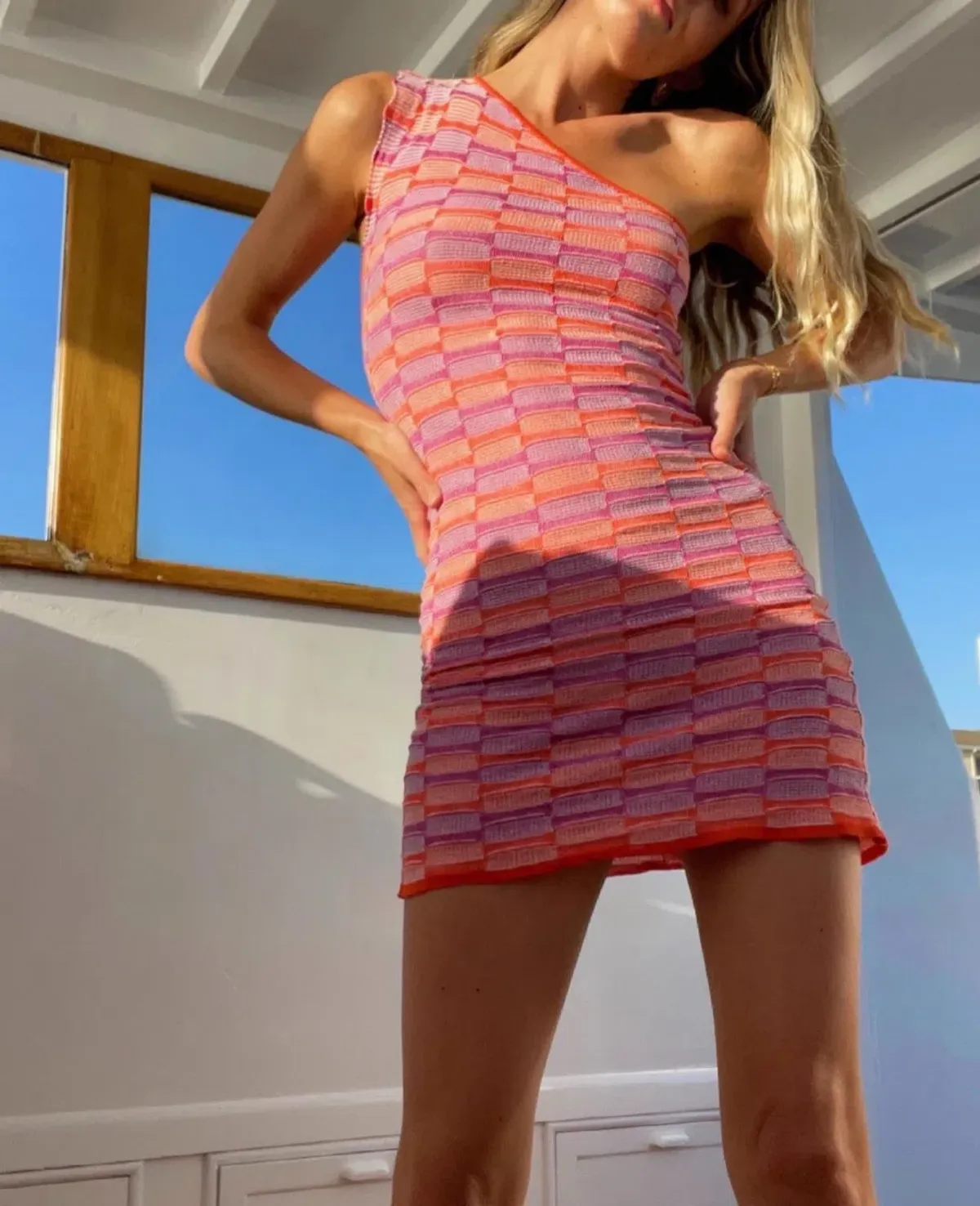 Gimaguas Single Shoulder Été Dress Print Size 6 - Image 6