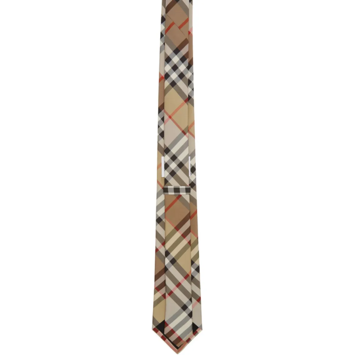 Burberry Manston Tie Beige Check - Image 3